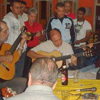Após a palestra, os músicos improvisaram uma roda de choro